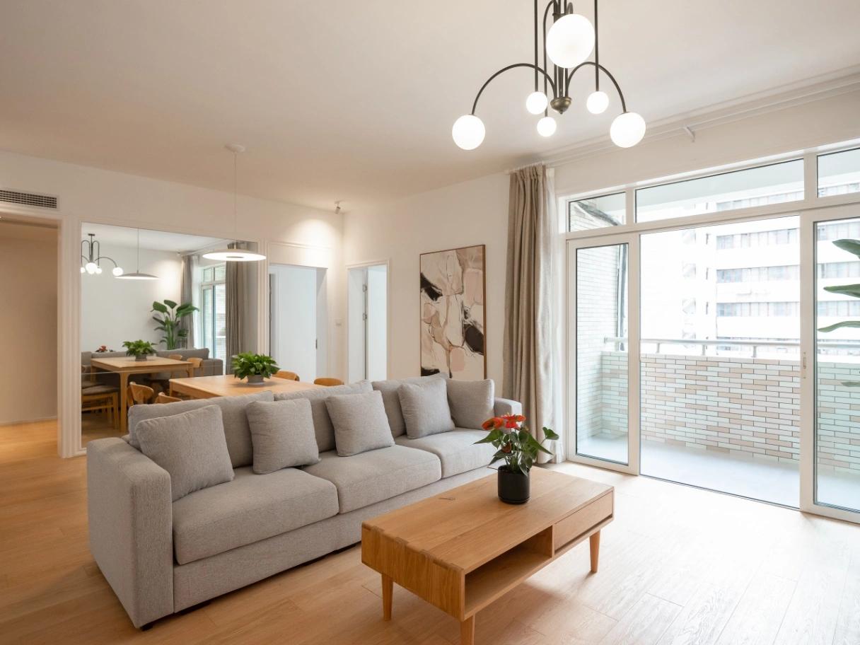 Zhaojia Bang Road, 3 bedrooms, 2 bathrooms, 2 living rooms, Terrace, fully furnished