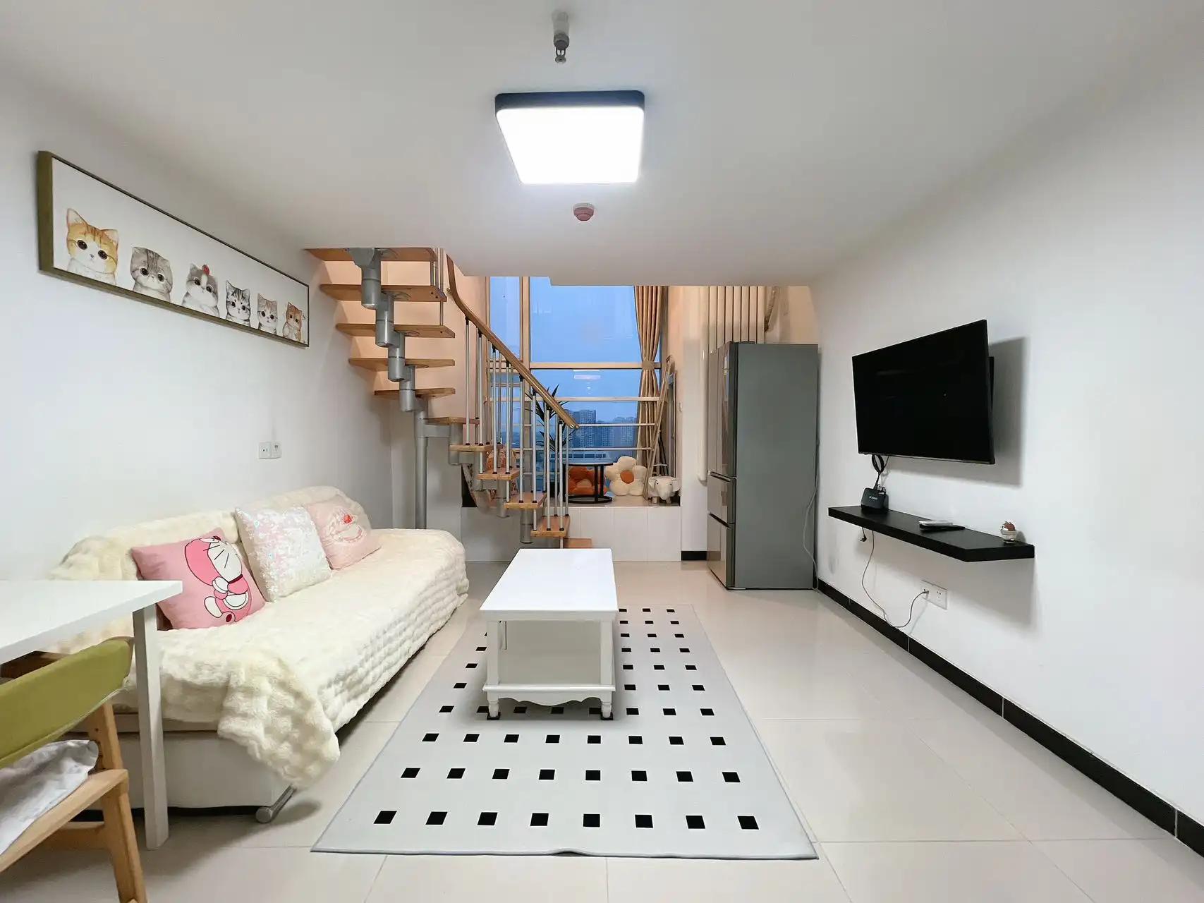 Qingnianlu, Xiaoyue Center, 1bdr, Loft