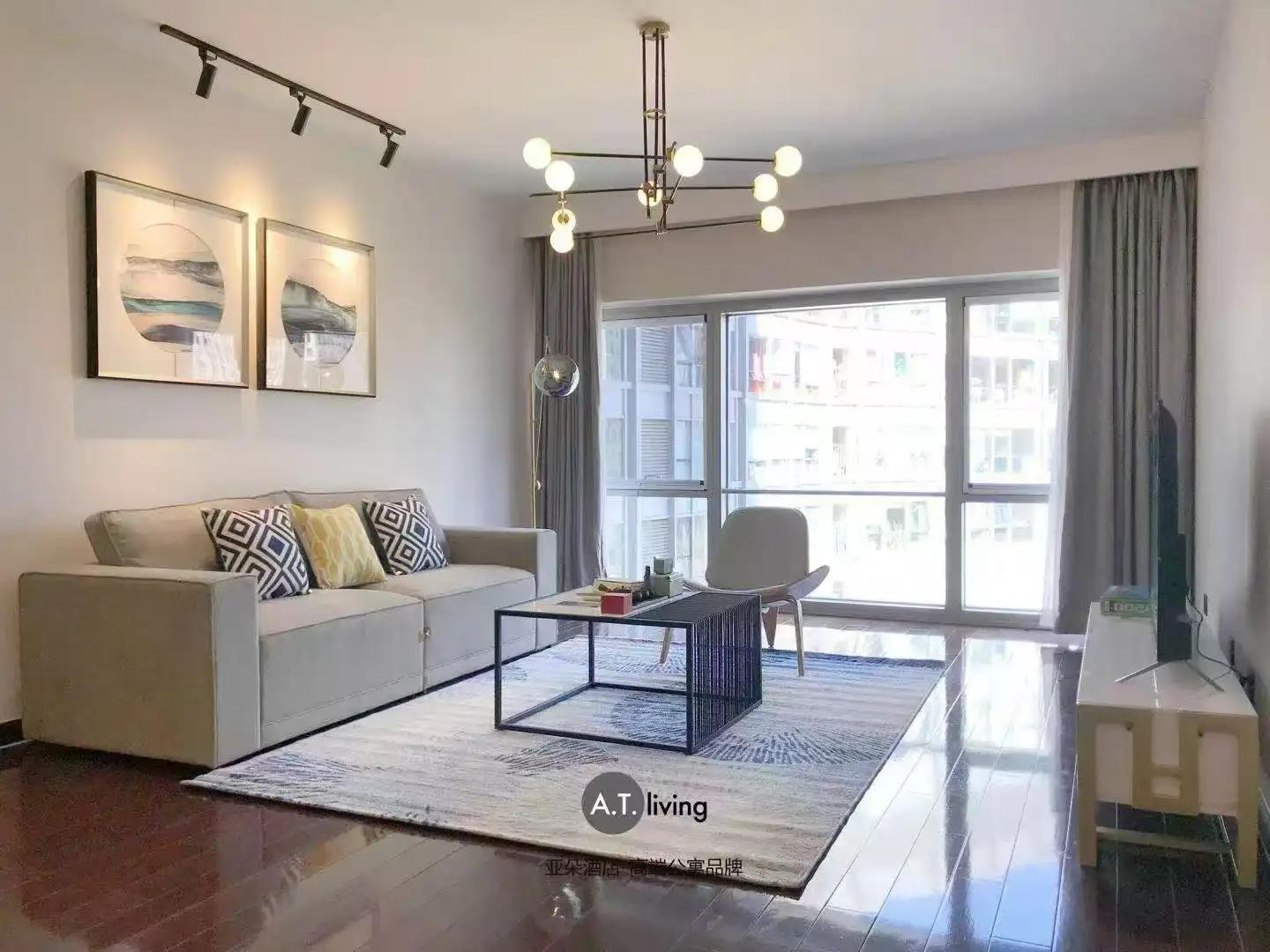 Jintaixizhao, Wealth Center Community, 2bds, Wooden Floor