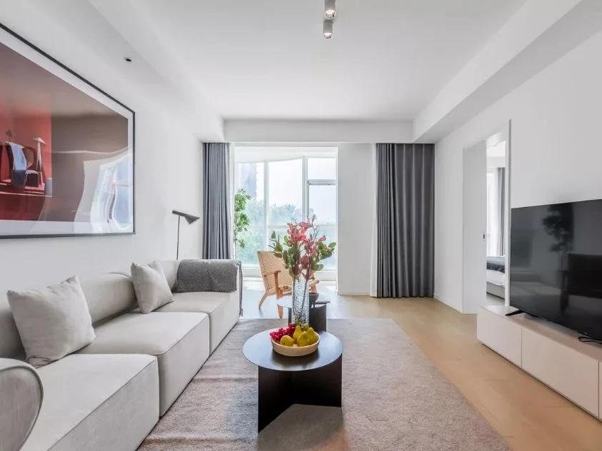 Chaoyang Park, Jingda International Apartment, 1bd, Well-lighted