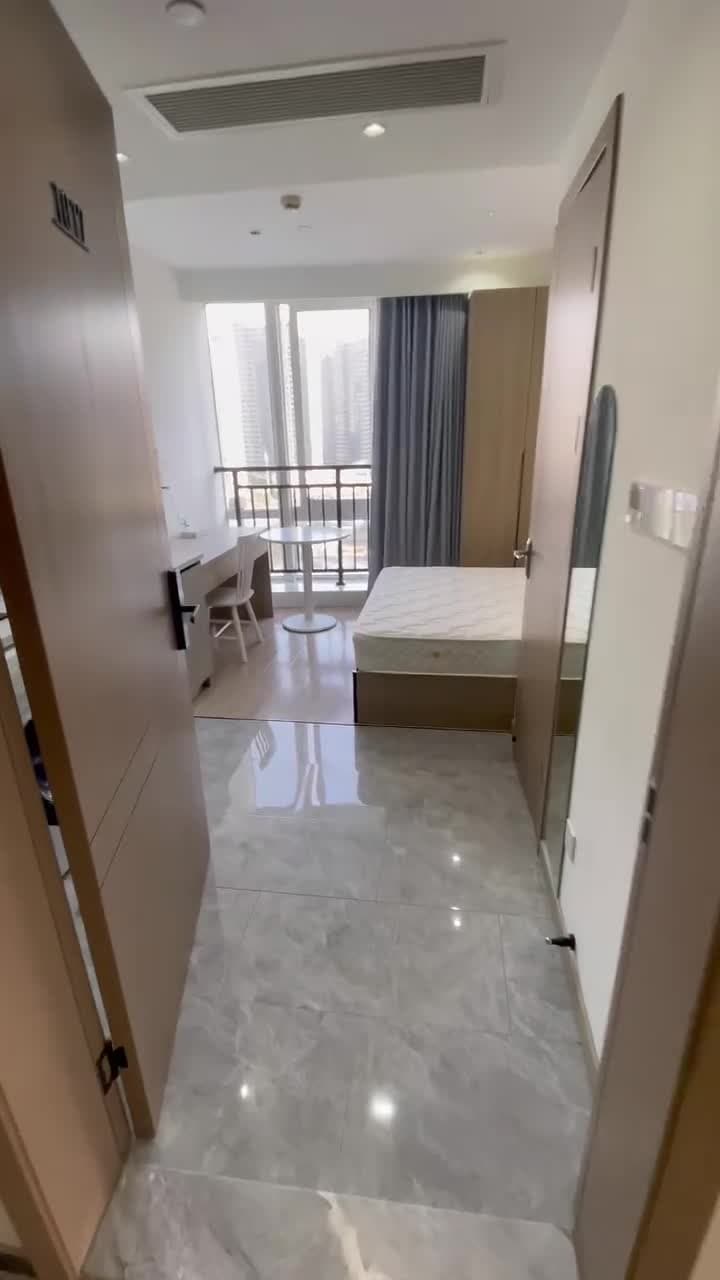 우뎬신춘역, 화얼푸서비스아파트, 원룸