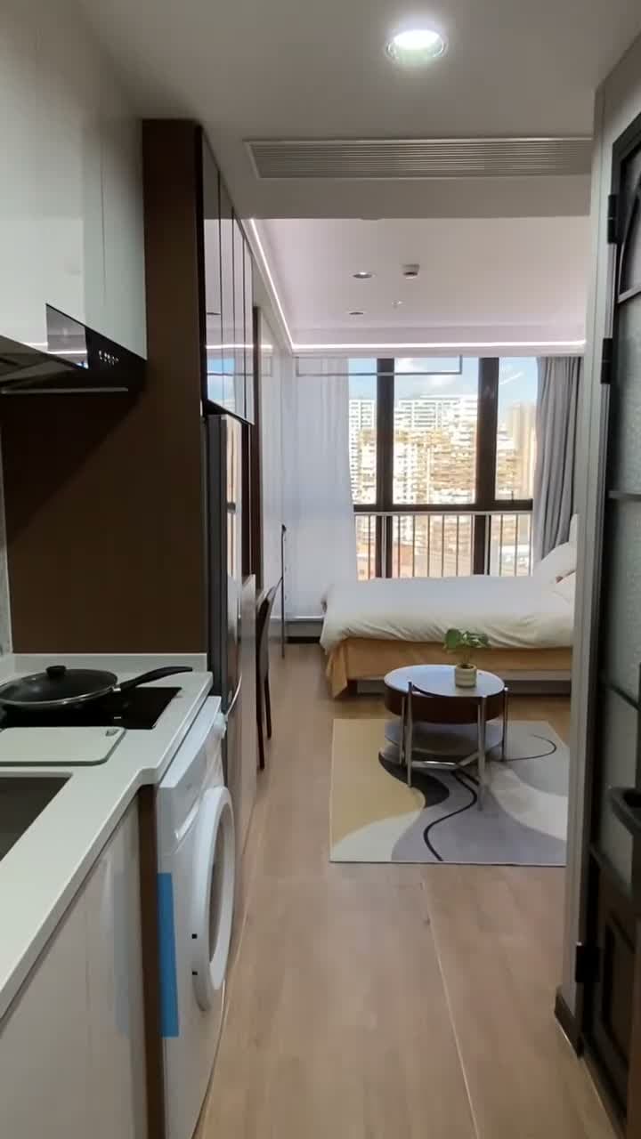 Youdian Xincun Station, Rongyu Apartment, 1bd