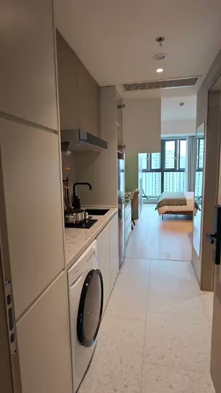 Qianwan Park Station, Huacao・Yifang Apartment, 1bd