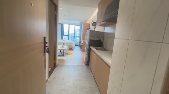 Gushu Station, Gushu Apartment, 1bd