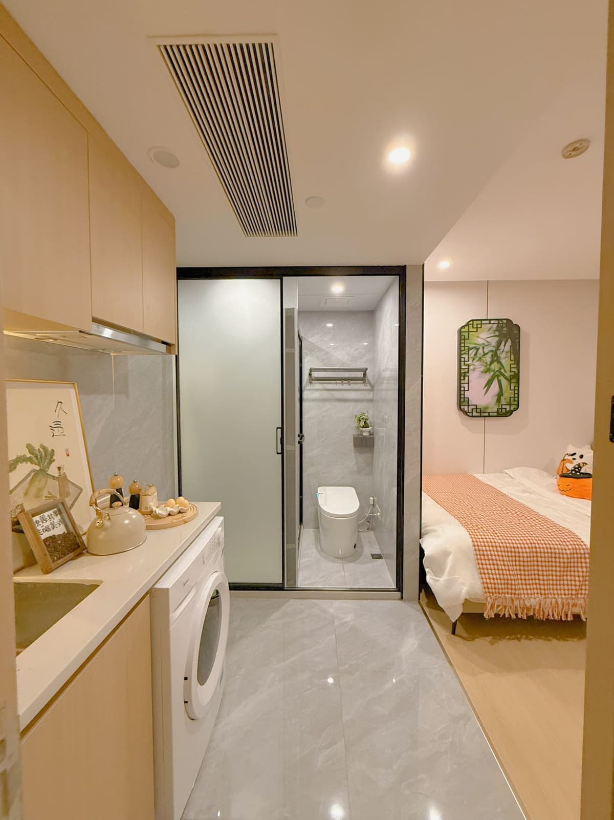 Jiangwanzhen Station, Junhonggu Apartment, 1bd