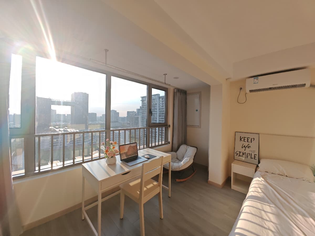 Wenshui Road Station, Shibei Hi-Tech Talent Apartment·East Garden, 1bd