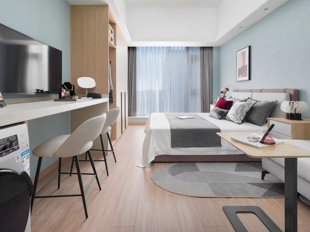 National Exhibition and Convention Center Station, Shanghai Exhibition Fangyu International Apartment, 1bd