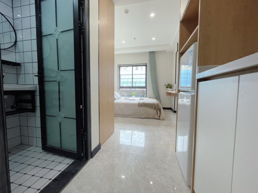 Zhumei Road Station, Manjin Apartment Luojin Road Branch, 1bd