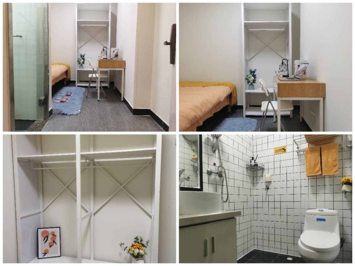 Longchang Road, Qingguo Apartment Shanghai Longchang Road Metro Station Branch, 1bd