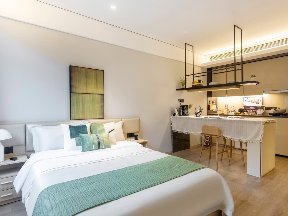 Zhongshan Park Station, Cunjia Premium Apartment Shanghai Zhongshan Park Wuyi Road Branch, 1bd
