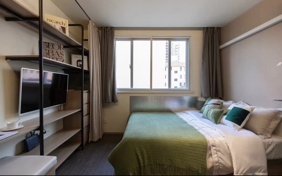 Longbai Xincun Station, Chengjia Apartment Shanghai New Hongqiao Wuzhong Road Branch, 1bd