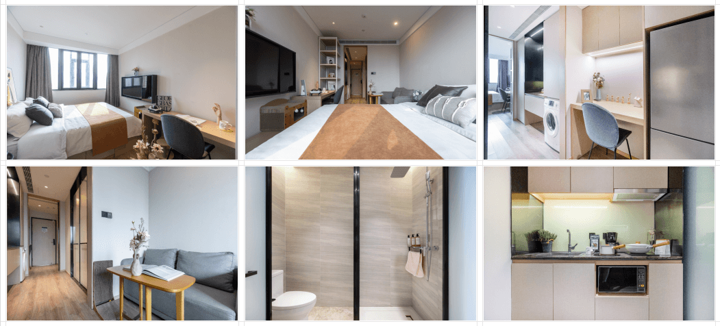 Yaohong Road Station, Chenjia Premium Apartment New Caohejing Gubei Branch, 1bd