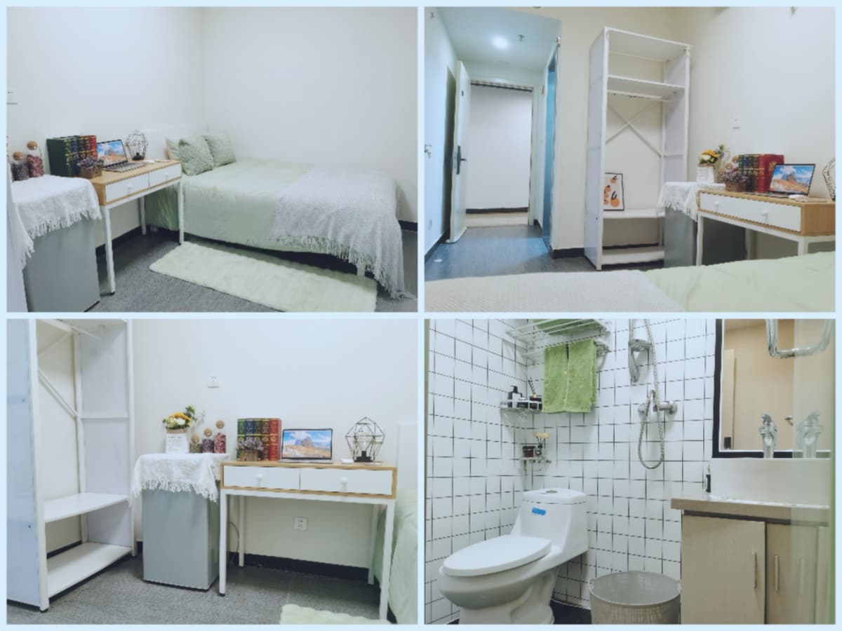 Longchang Road Station, Qingguo Apartment Shanghai Longchang Road Metro Station Branch, 1bd