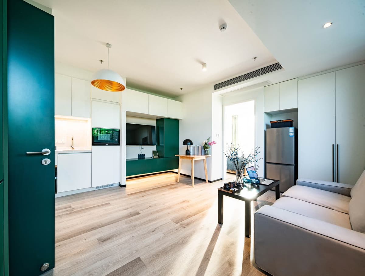 Zhongtan Road Station, Shanghai Xinghui Apartment, 1bd