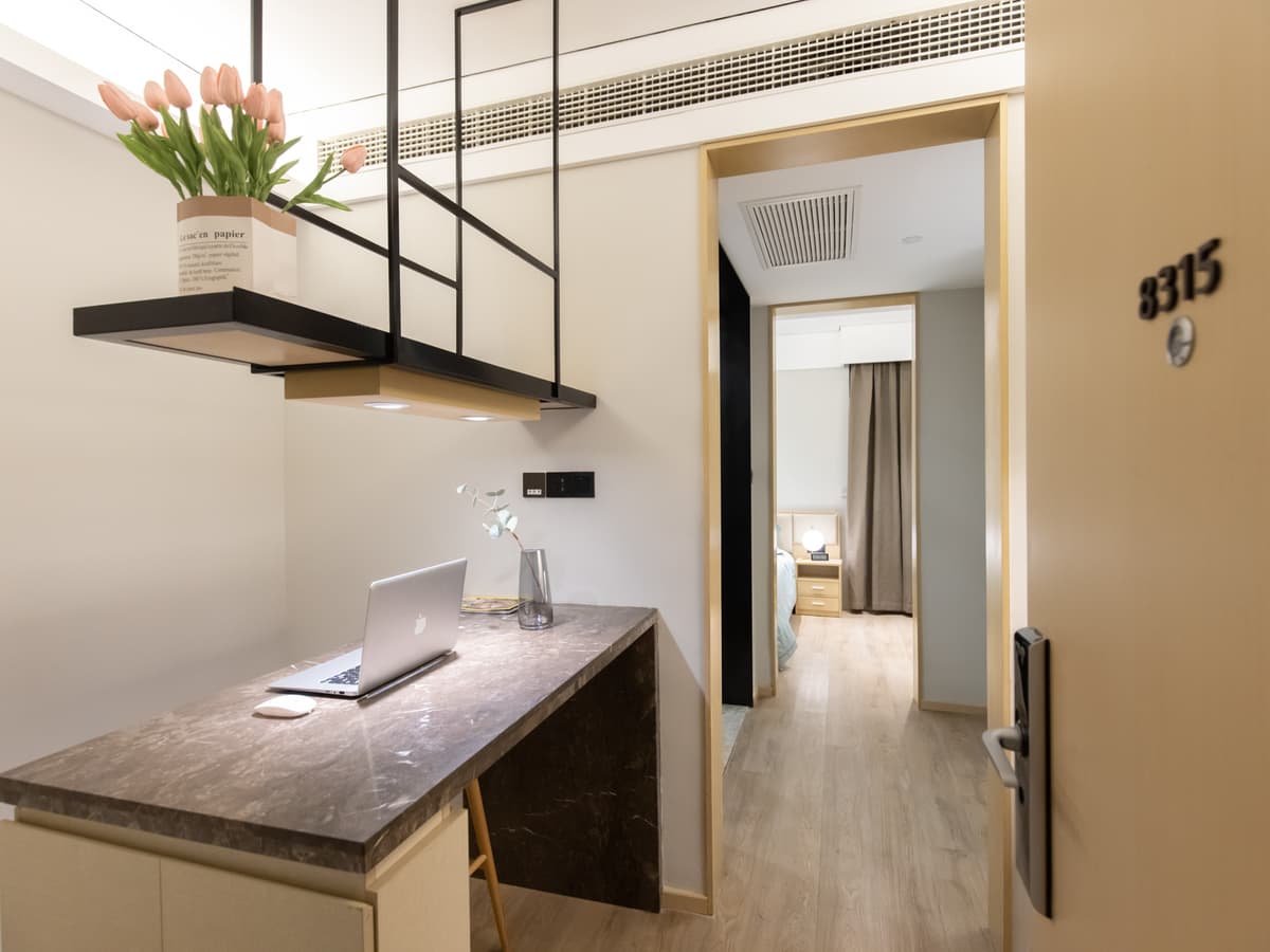 Zhongshan Park Station, City Home Apartment (Wuyi Road Branch), 1bd