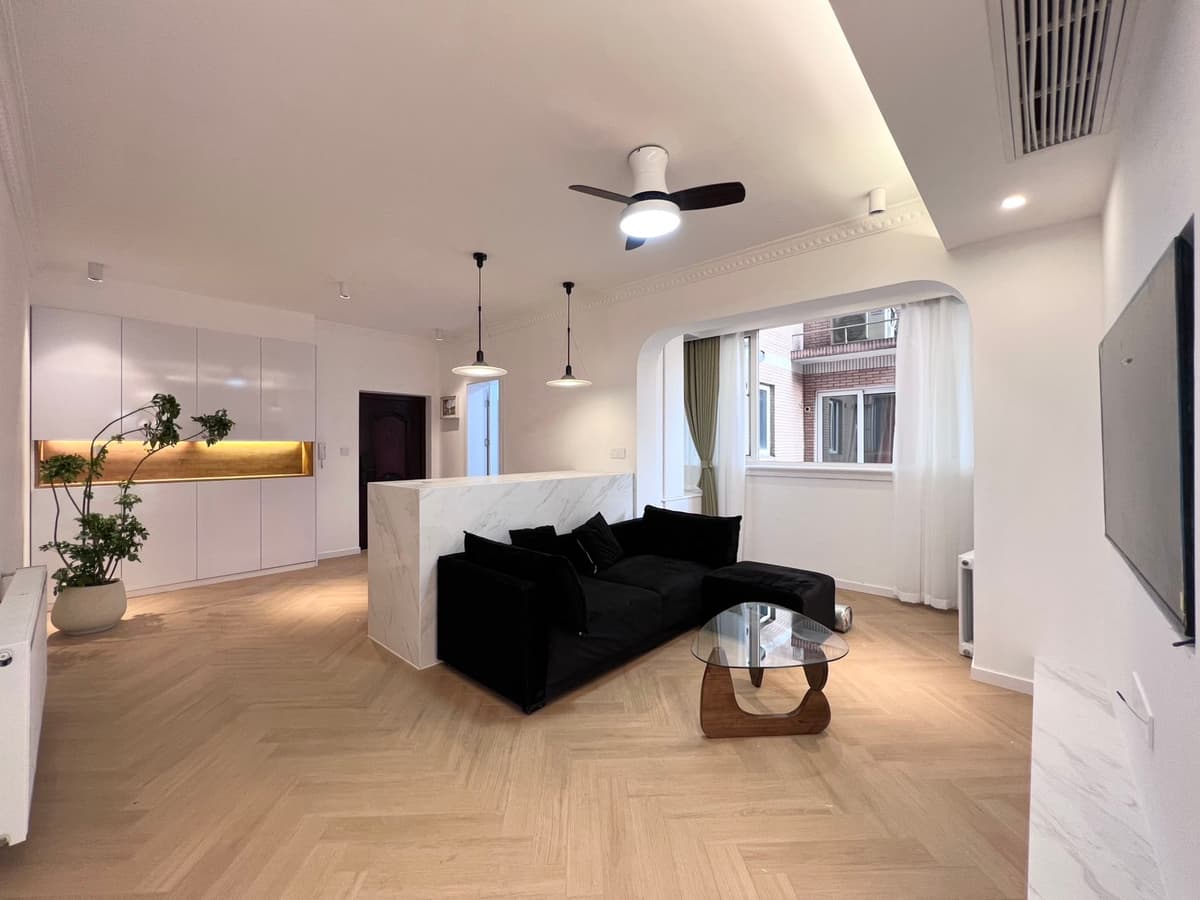 Nanjing West Road Station, Wutai Apartment, 2bds