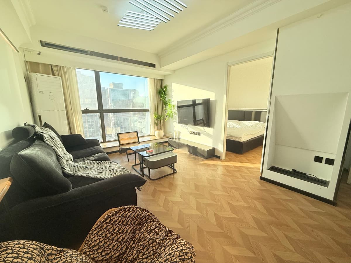 Chaoyangmen, Ritan International Apartment Building D, 1bd